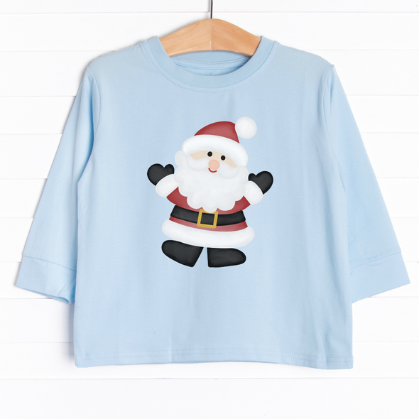 Jolly Old Friend Long Sleeve Graphic Tee Fair Skin Tone