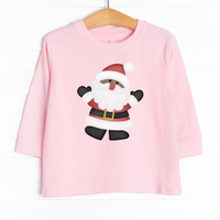Jolly Old Friend Long Sleeve Graphic Tee Dark Skin Tone