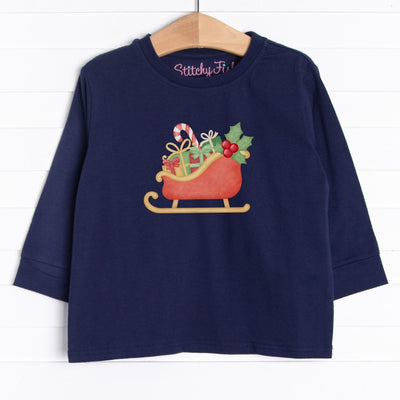 Seasonal Sleigh Ride Long Sleeve Graphic Tee