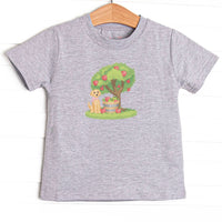 Apple Pickin' Pup Girl Graphic Tee