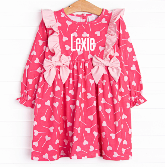 Lots of Love Lolly Dress, Pink – Stitchy Fish Lots of Love Lolly Dress, Pink – Stitchy Fish