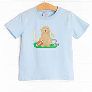 Gameday Dog Graphic Tee, Blue