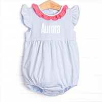 Aurora Bubble, Pink and Blue Stripe