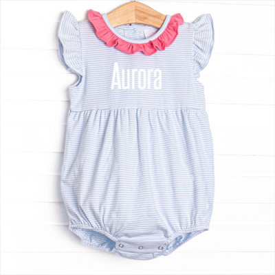 Aurora Bubble, Pink and Blue Stripe