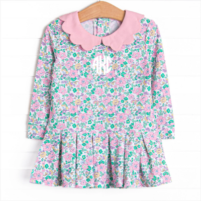 Backhand Blooms Tennis Dress, Green