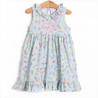 Beat the Heat Treat Sleeveless Dress, Green