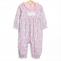 Bellflower Beauty Romper, Pink Floral