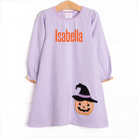 Bewitched Beauty Applique Dress, Purple