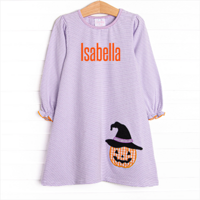 Bewitched Beauty Applique Dress, Purple
