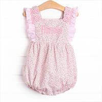 Bleu: Florence Applique Sunsuit, Pink