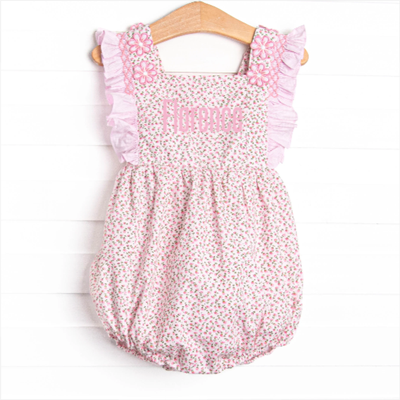 Bleu: Florence Applique Sunsuit, Pink