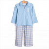Bleu: Frederick Pant Set, Blue
