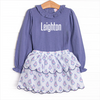 Blue Bud Bouquet Skirt Set, Blue