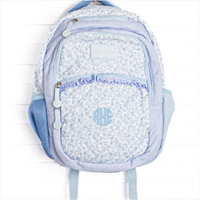 Blue Willow Oxford Quilted Backpack, Blue