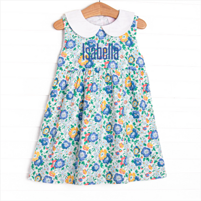 Bluebell and Bloom Dress, Blue
