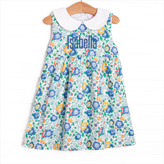 Bluebell and Bloom Dress, Blue