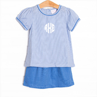 Briarcliff Classic Skirt Set, Blue