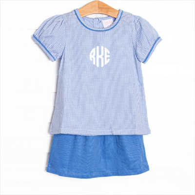 Briarcliff Classic Skirt Set, Blue