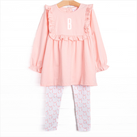 Brooklyn Bows Legging Set, Pink
