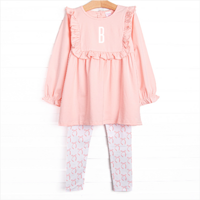 Brooklyn Bows Legging Set, Pink