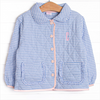 Camilla Quilted Coat, Blue