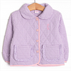 Camilla Quilted Coat, Purple