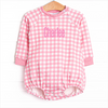 Charlee Check Sweatshirt Bubble, Pink