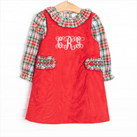 Christmas Classic Dress Set, Red