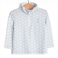 Clear Lake Catch Performance Pullover, Blue