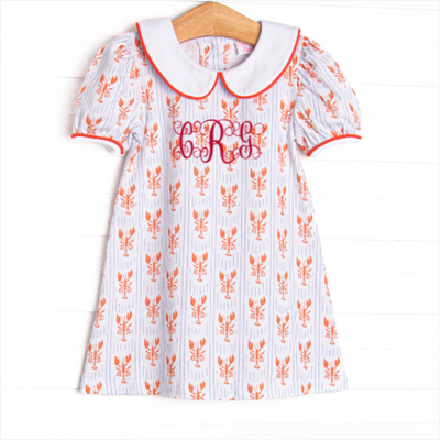 Coastal Catch Dress, Red