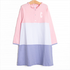 Color Block Clara Long Sleeve Dress, Pink
