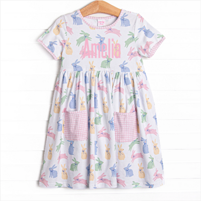 Cottontail Colors Pocket Dress, Pink