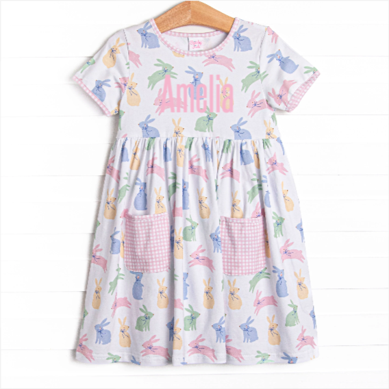 Cottontail Colors Pocket Dress, Pink