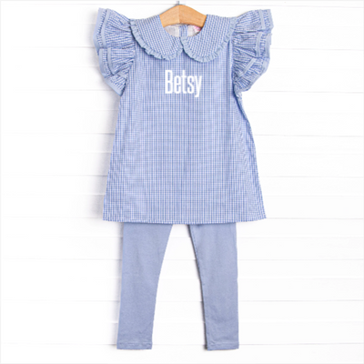 Countryside Coast Legging Set, Blue