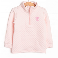 Courtney Quilted Pullover, Pink