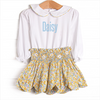 Daisy a Day Smocked Skirt Set, Yellow