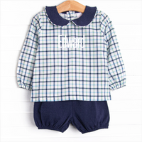 Effortless Days Bloomer Set, Blue