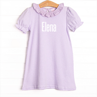 Elena Pima Dress, Purple