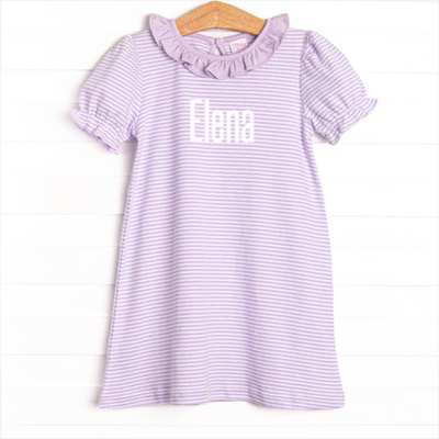 Elena Pima Dress, Purple