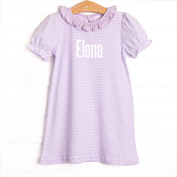 Elena Pima Dress, Purple
