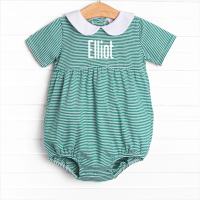 Elliot Bubble, Forest Green Stripe