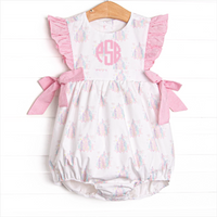 Enchanted Kingdom Side Tie Bubble, Pink