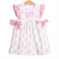 Enchanted Kingdom Side Tie Dress, Pink