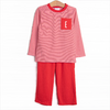 Evan Pant Set, Fire Red Stripe