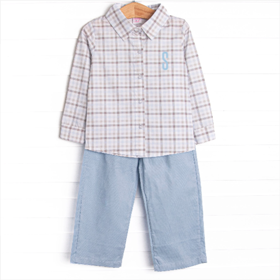 Family Favorites Pant Set, Blue