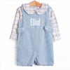 Family Favorites Short Romper Set, Blue