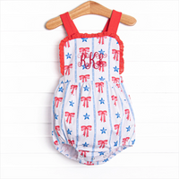 Freedom Festival Sunsuit, Red