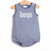 Georgie Bubble, Denim Blue Stripe