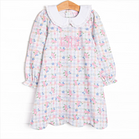 Gingham Garden Party Dress, Pink