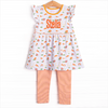 Go, Fight, Win Legging Set, Orange